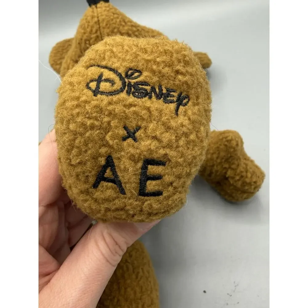 Disney x American Eagle Mickey Mouse Plush Brown Sherpa 12” Stuffed